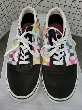 Vans Checkerboard Lace-Up Sneakers